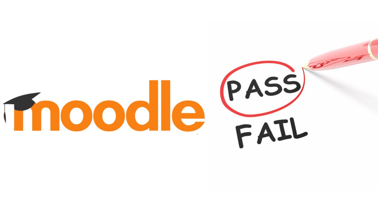Moodle tip of the day - How to create a course which shows Pass/Fail in Moodle