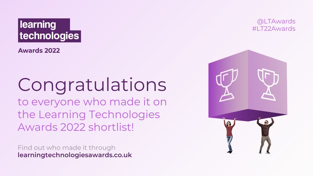 Check out the shortlisted Learning Technologies Awards for 2022