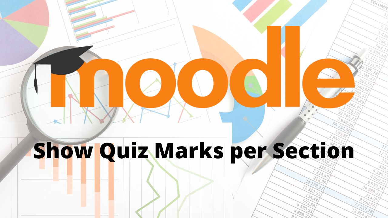 Check out the marks per section in Quiz using this Moodle plugin