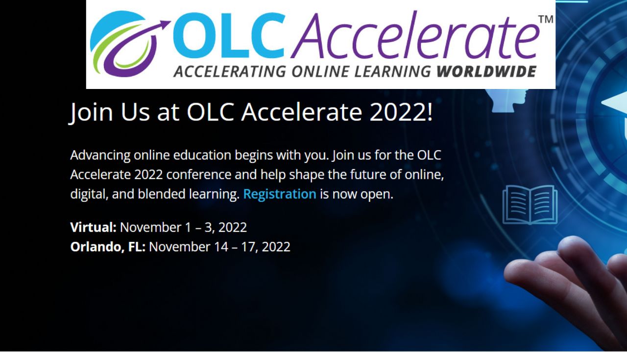 Join the OLC Accelerate 2022 in November 2022 - Check out complete details