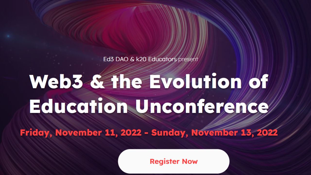 Join Ed3 Unconference from November 11-13