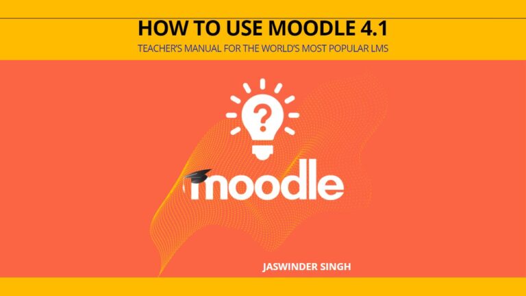 How to use Moodle 4.1 Book – Teacher’s Manual Free Book Download