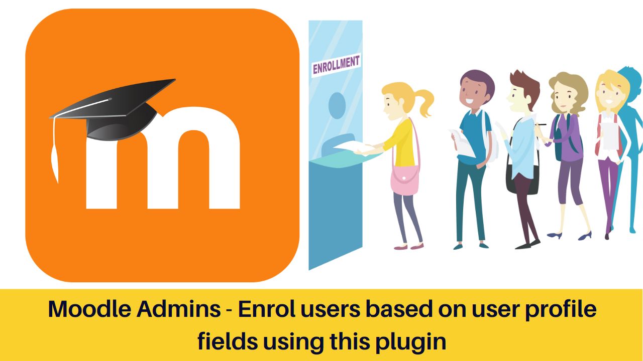 Moodle Admins - Enrol users based on user profile fields using this plugin