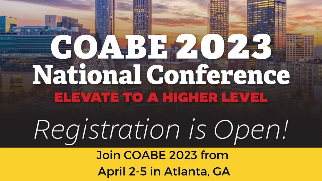 Join COABE 2023 from April 2-5 in Atlanta, GA