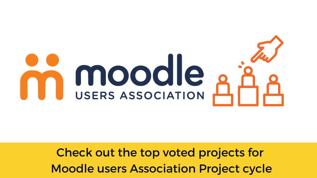 Check out the top voted projects for Moodle users Association Project cycle