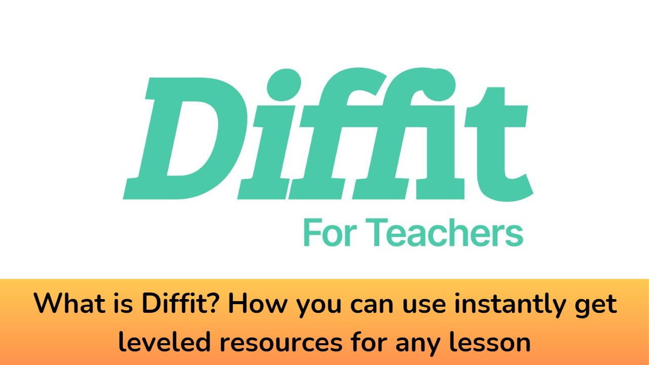 What is Diffit? How you can use instantly get leveled resources for any lesson