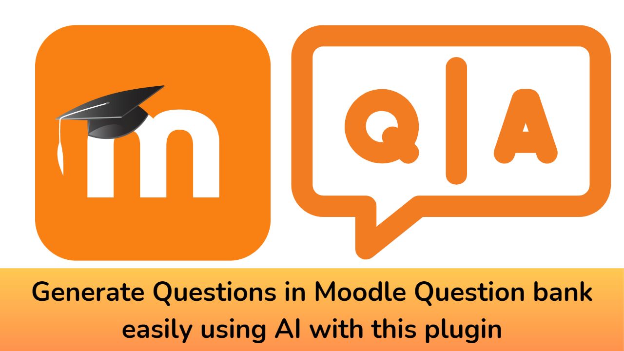 Generate Questions in Moodle Question bank easily using AI with this plugin