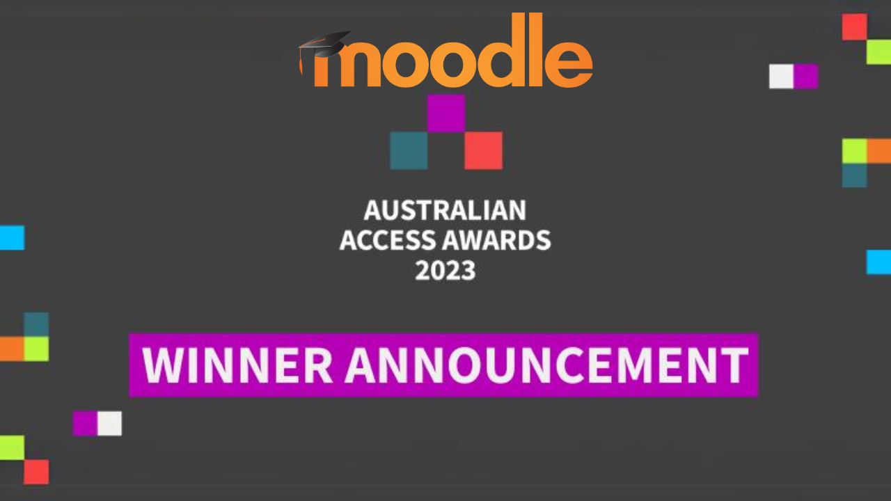 Moodle Mobile App wins Australian Access Awards 2023!
